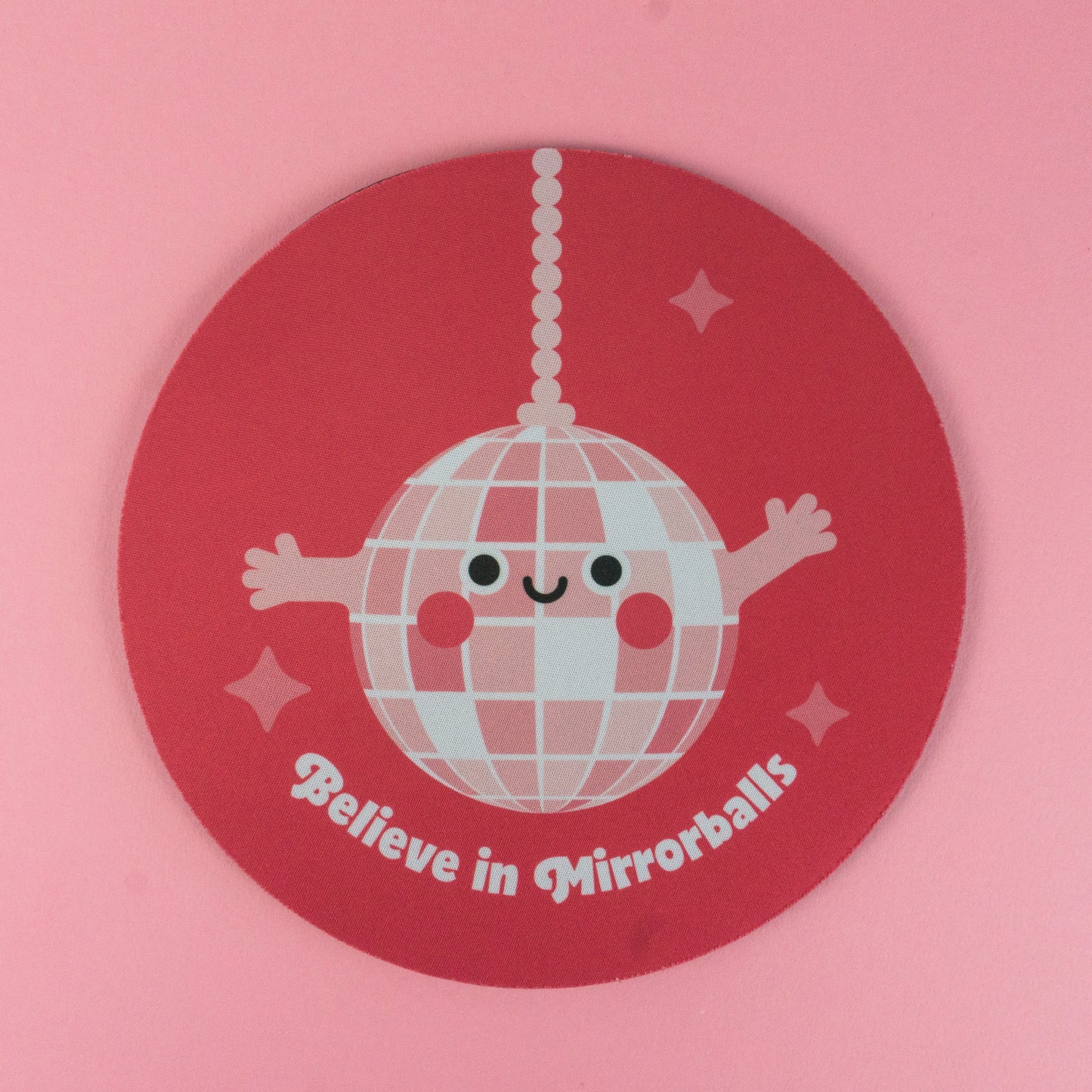 Seconds Believe in Mirrorballs Mousemat