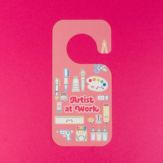 Seconds Artist at Work Stationery Door Hanger