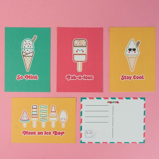 Seconds Ice Cream Friends Postcard Bundle