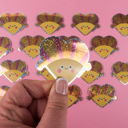 Sunshine Hug Glitter Diecut Sticker