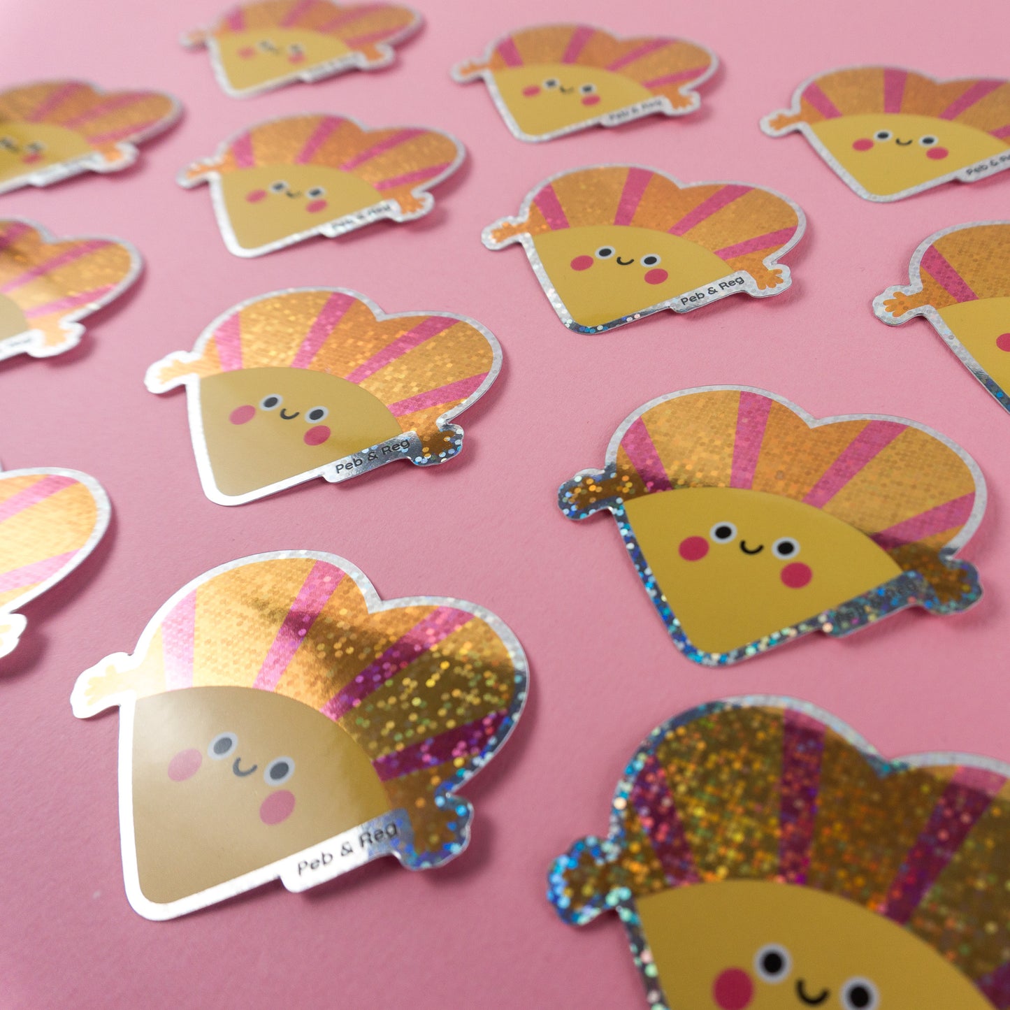Sunshine Hug Glitter Diecut Sticker