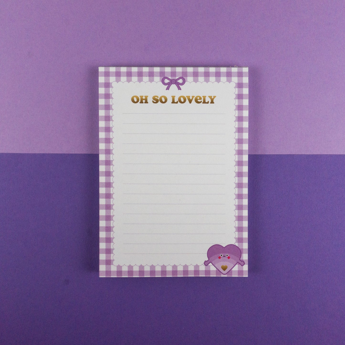 Oh So Lovely A6 Notepad