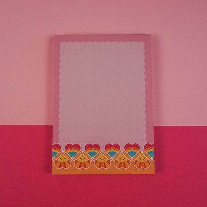 Rainbow and Sunshine Hugs A6 Notepad With Free Washi!