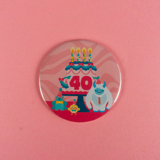 Seconds 40th Birthday Magnet