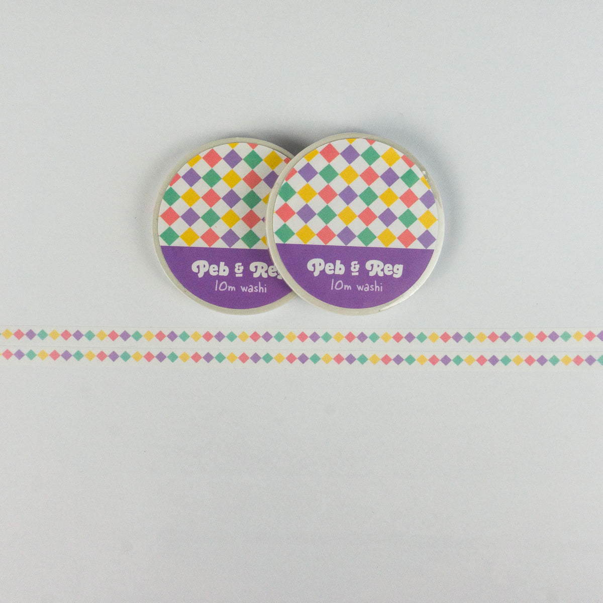 Iced Gem Co-ordinating Skinny Washi Tape
