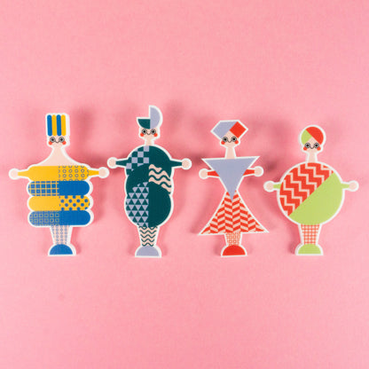 Sample Geopop Lady Brooch