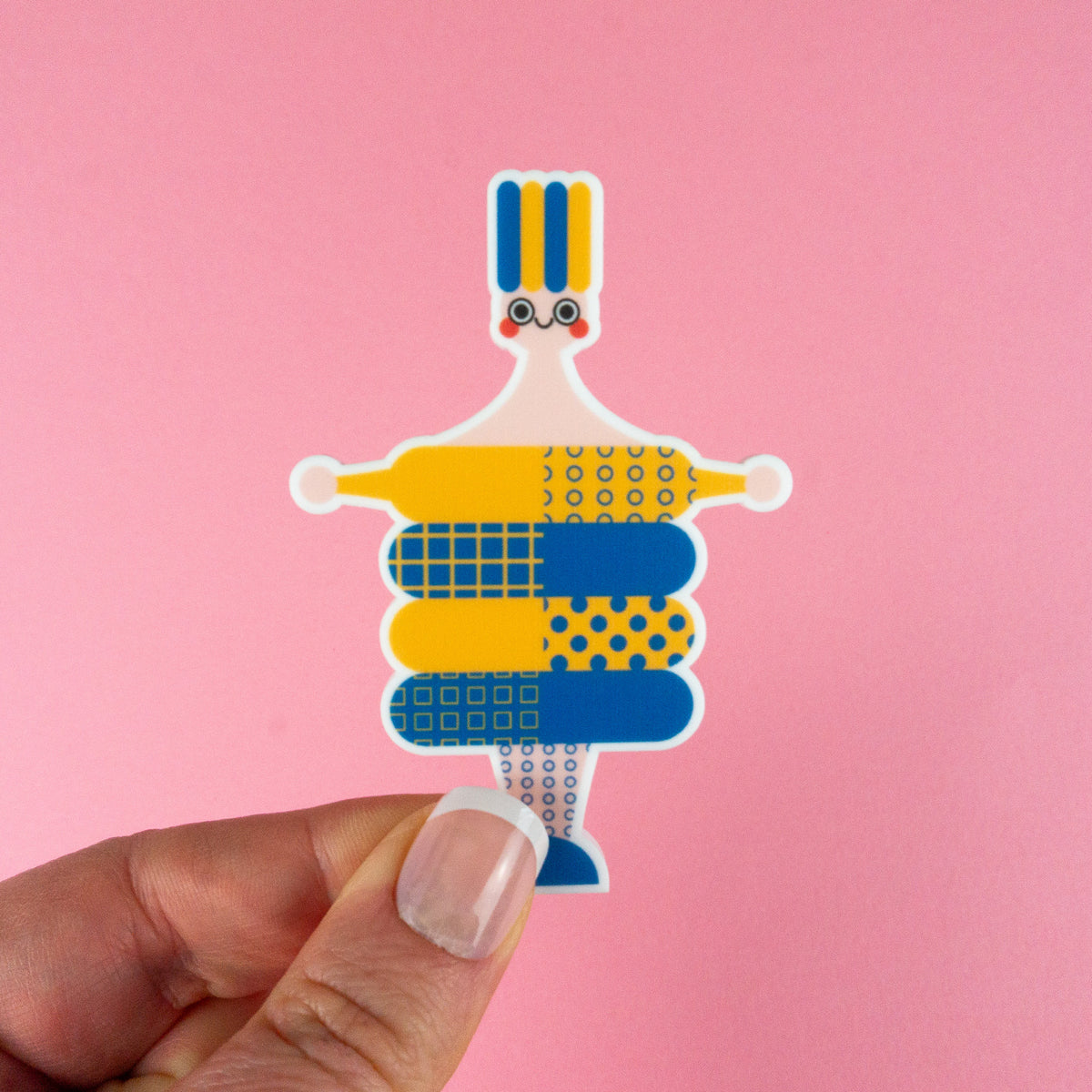 Sample Geopop Lady Brooch