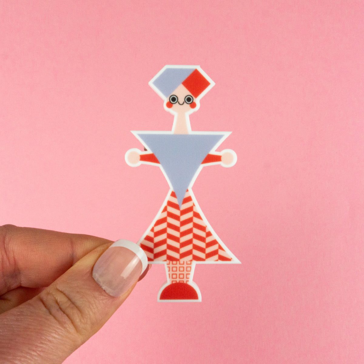 Sample Geopop Lady Brooch