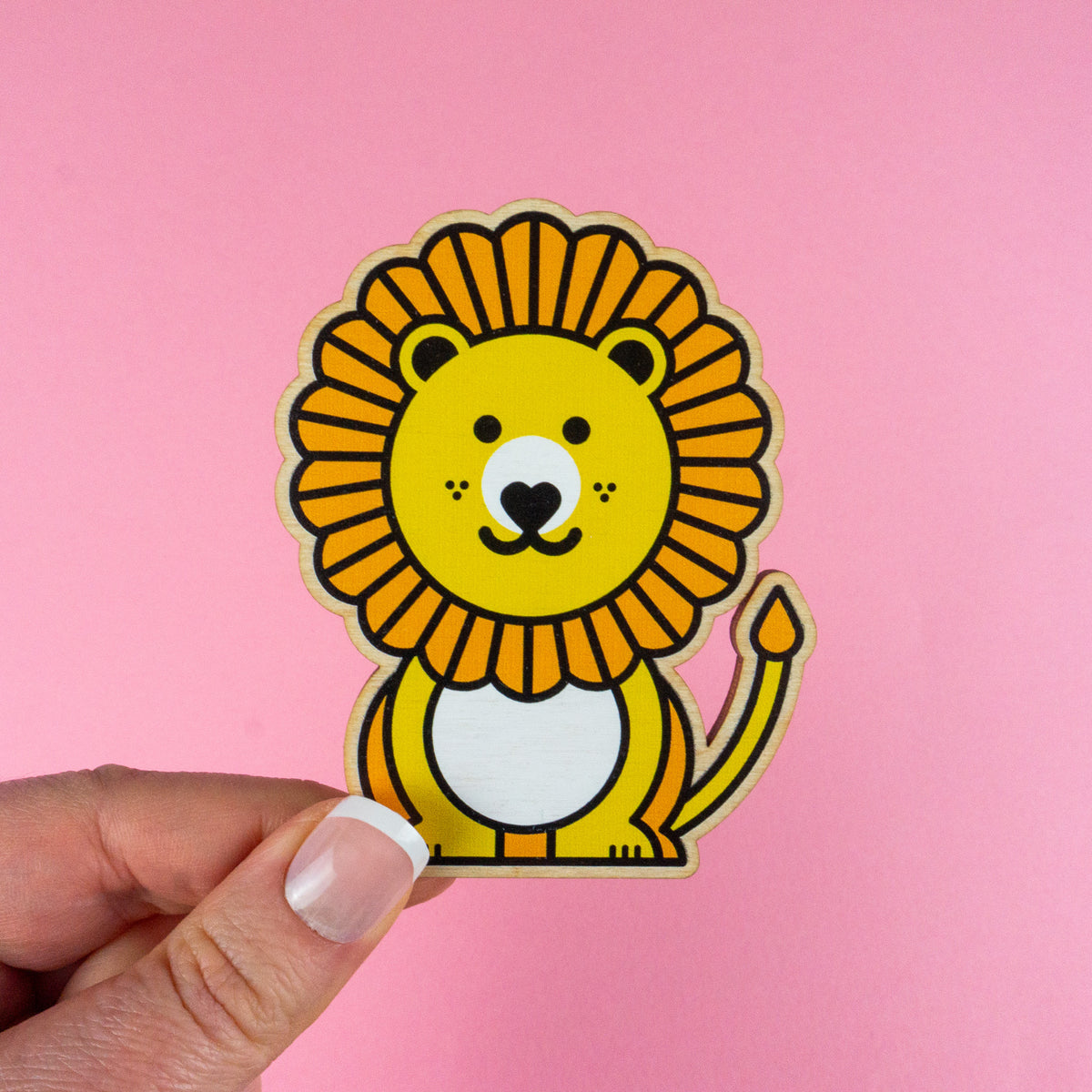 Sample Lion Brooch