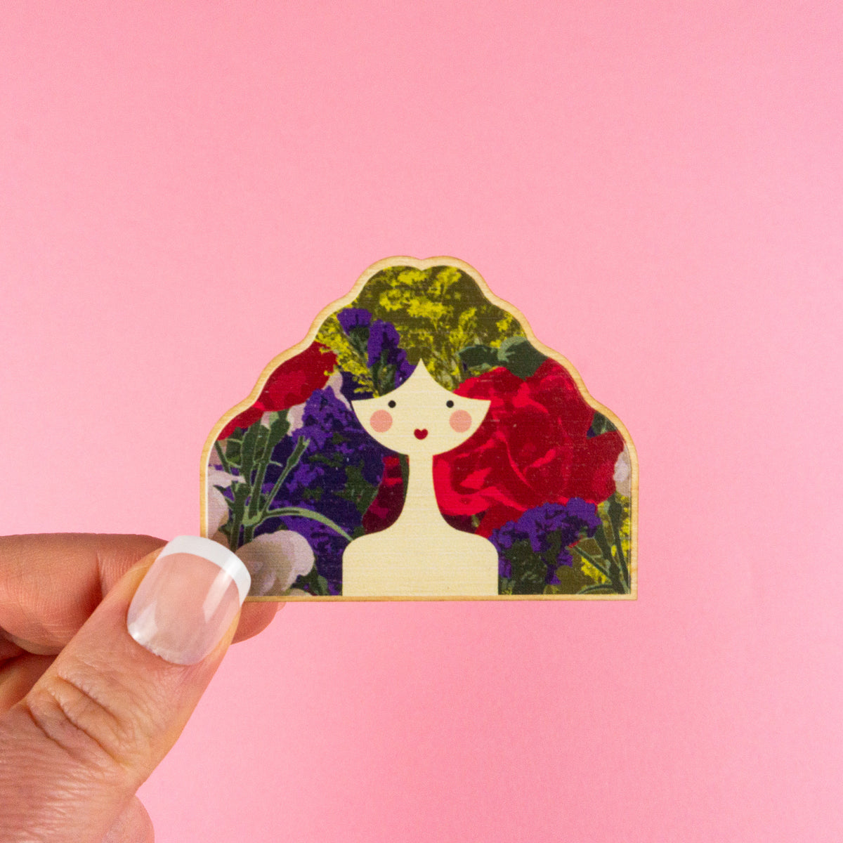 Sample Floral Lady Brooch
