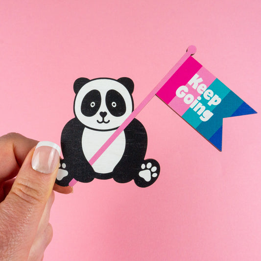 Sample Keep Going Brooch