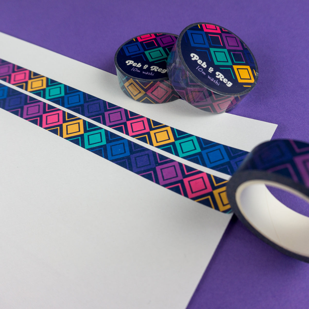 Stars Diamonds Co-ordinating Washi Tape