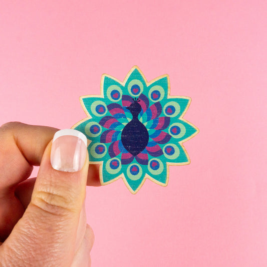 Sample Peacock Brooch