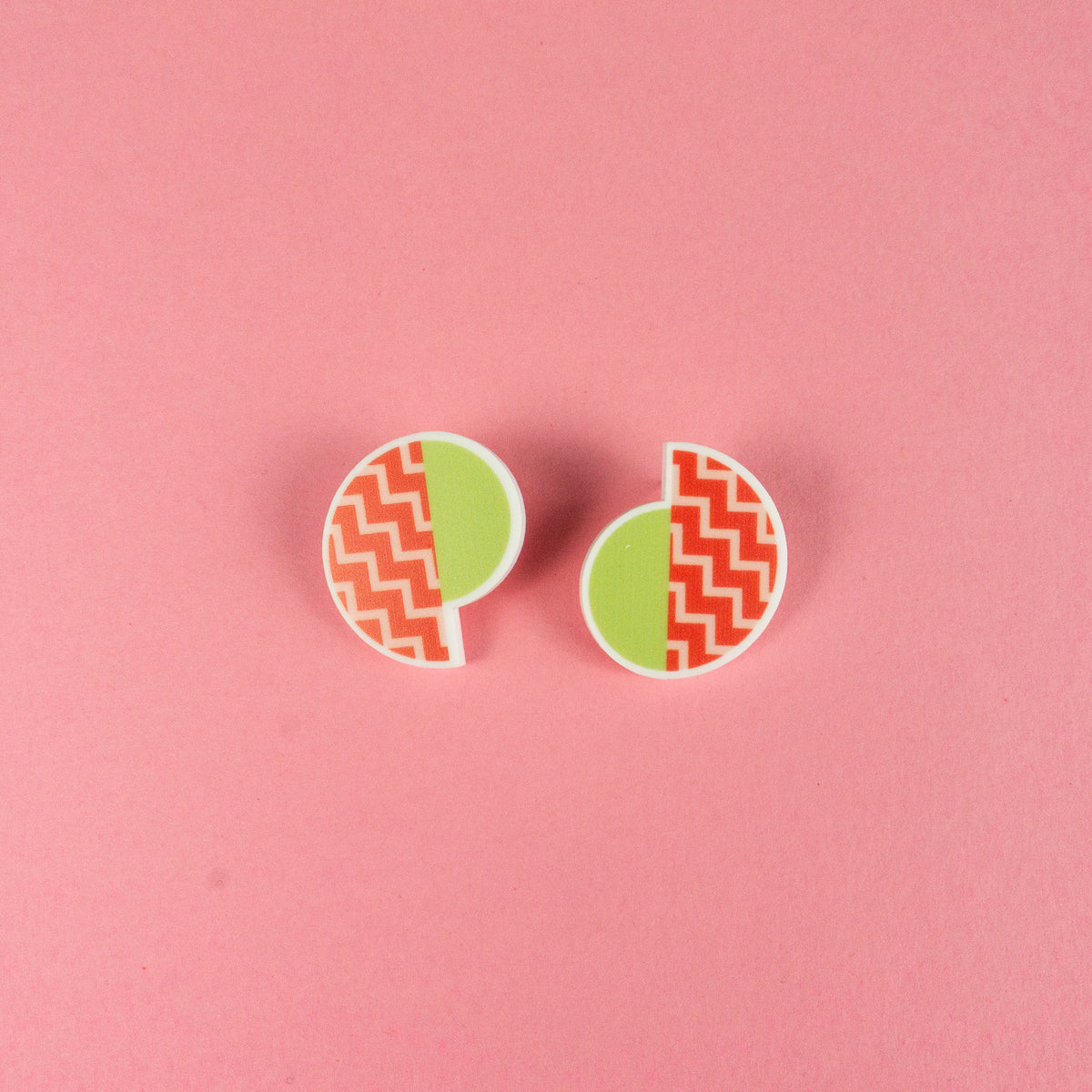 Sample Geopop Stud Earrings