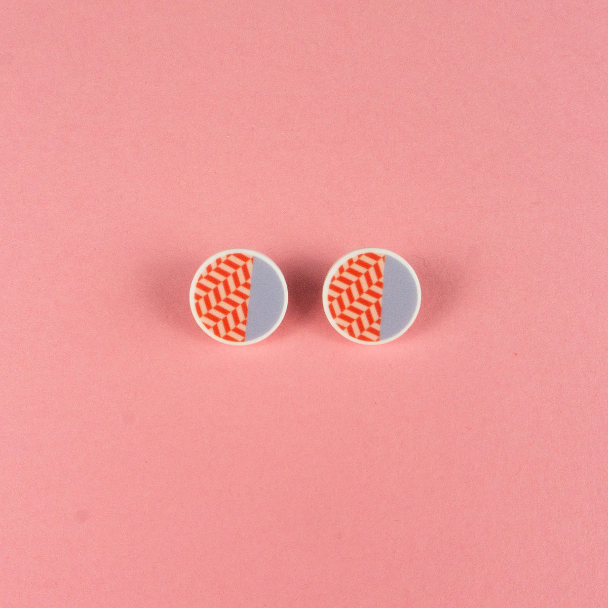 Sample Geopop Stud Earrings