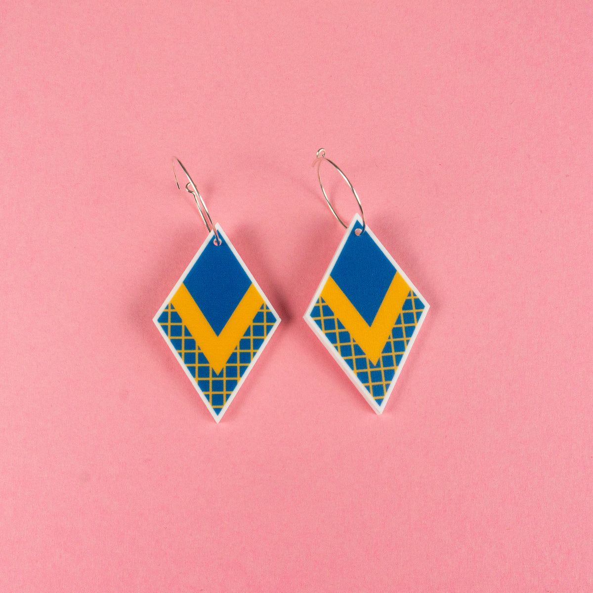 Sample Geopop Hoop Earrings