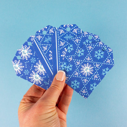 Seconds Yeti Snowflake Gift Tags