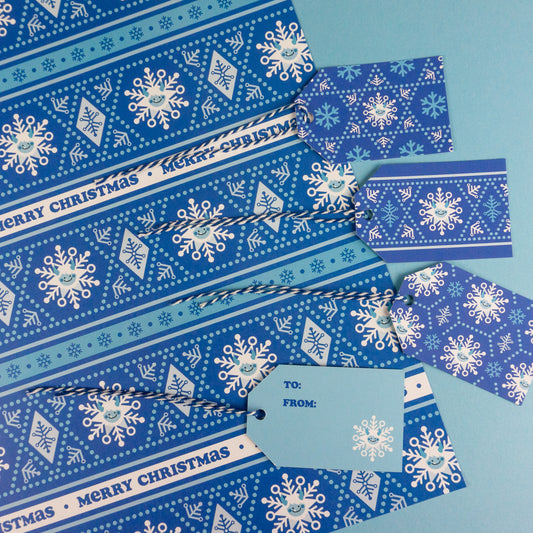 Seconds Yeti Snowflake Wrapping Set