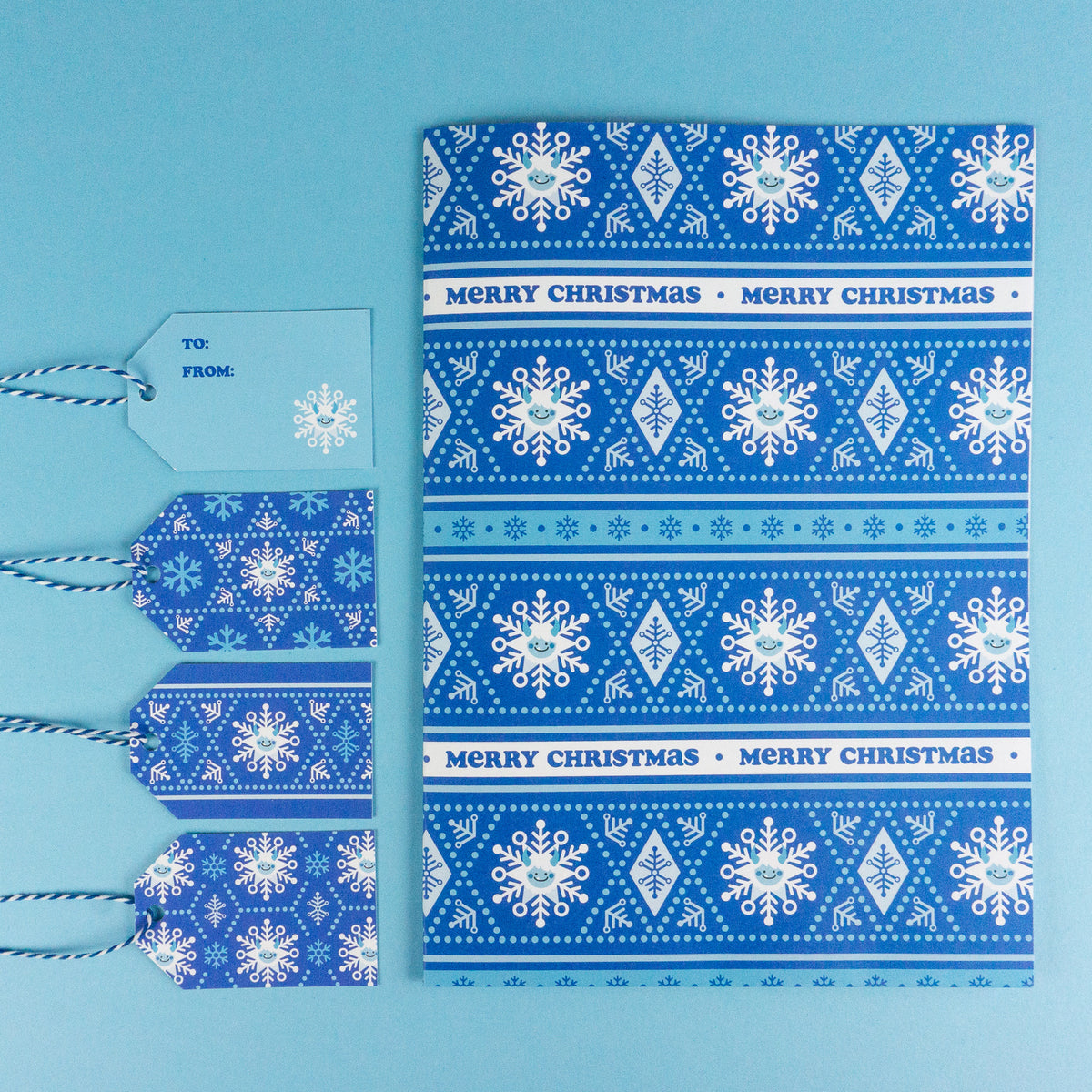 Seconds Yeti Snowflake Wrapping Set