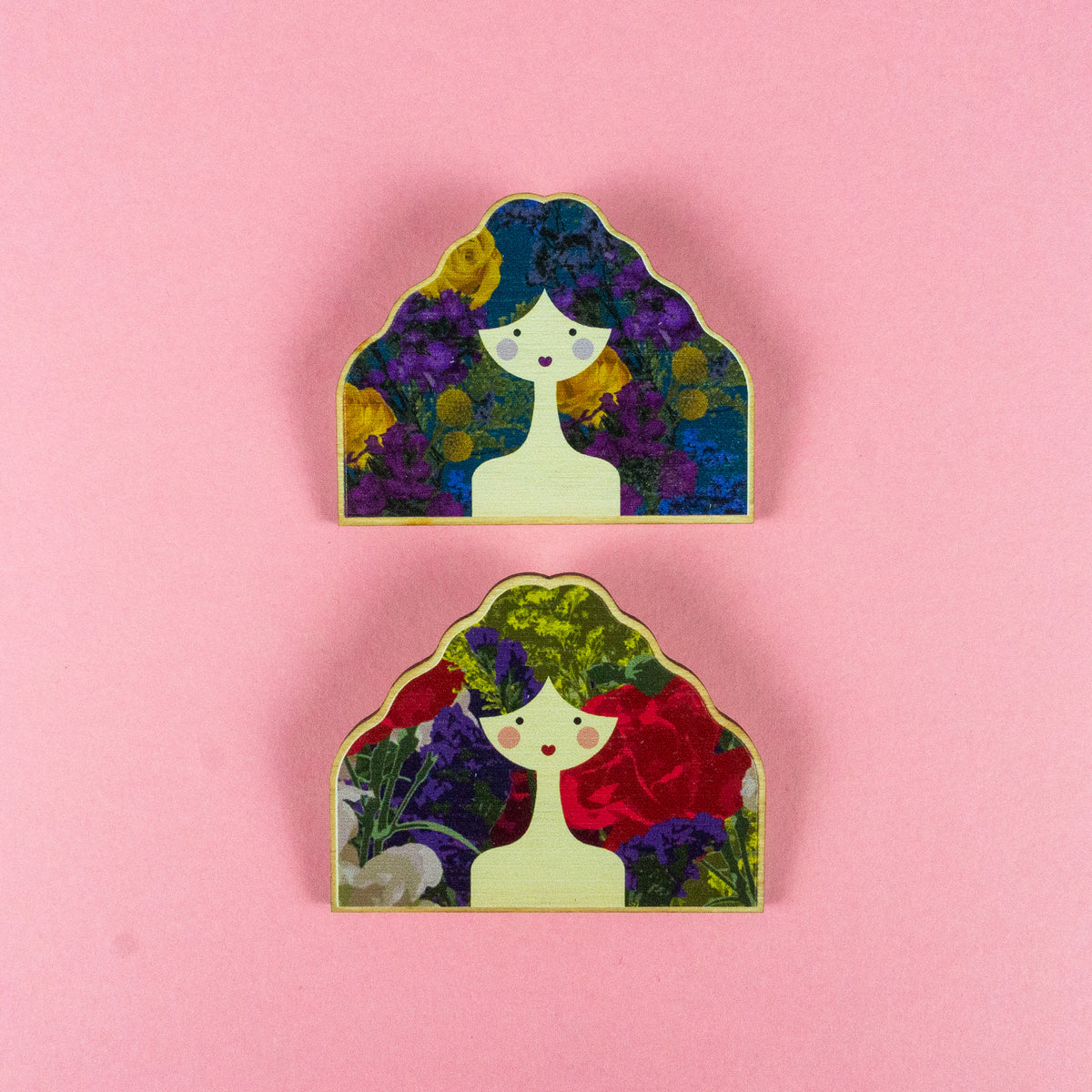 Sample Floral Lady Brooch