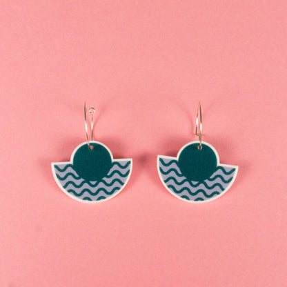 Sample Geopop Hoop Earrings