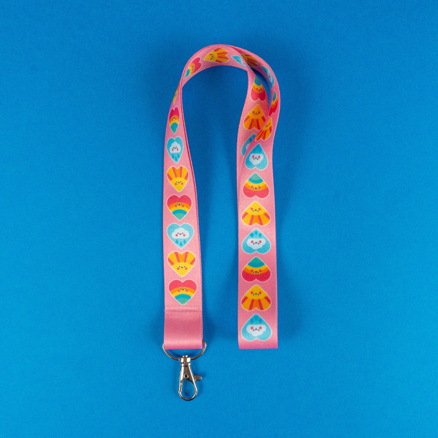 Rainbow and Sunshine Hugs Lanyard