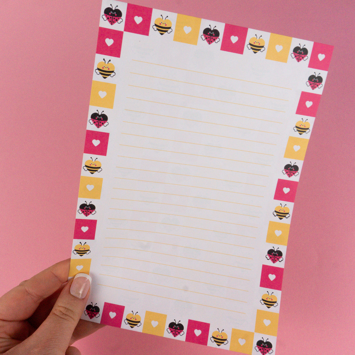 Sample Hug Bugs Writing Paper