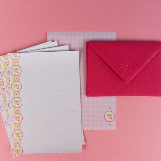 Seconds Pencil Bows Writing Paper