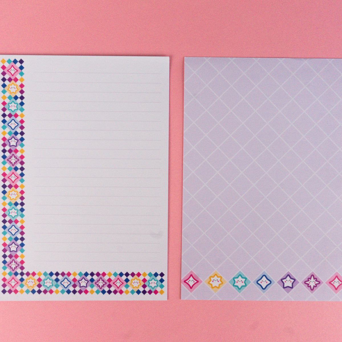 Seconds Stars Writing Paper