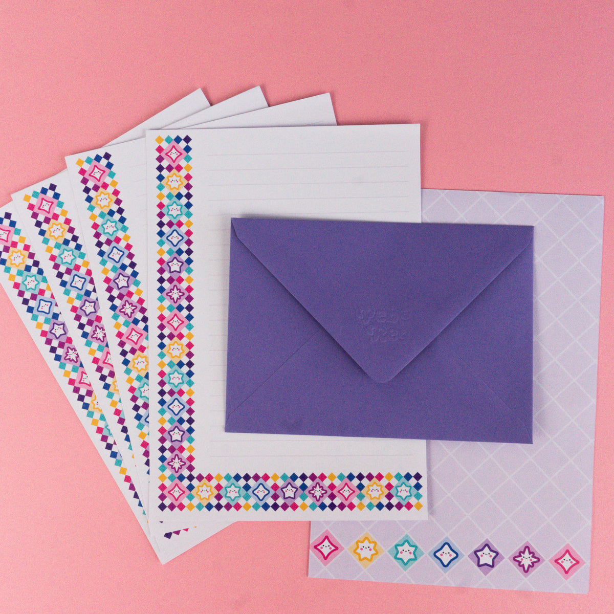 Seconds Stars Writing Paper