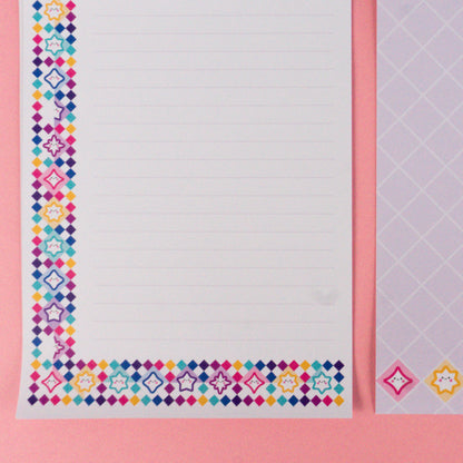 Seconds Stars Writing Paper