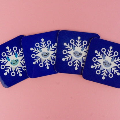 Seconds Yeti Snowflake Coaster
