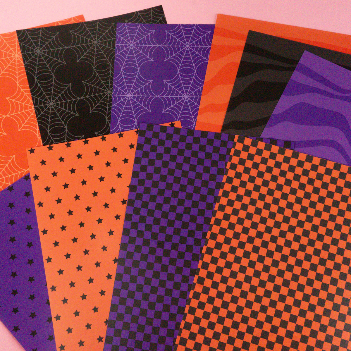 Halloween Deco Scrapbooking Paper (10 sheets)