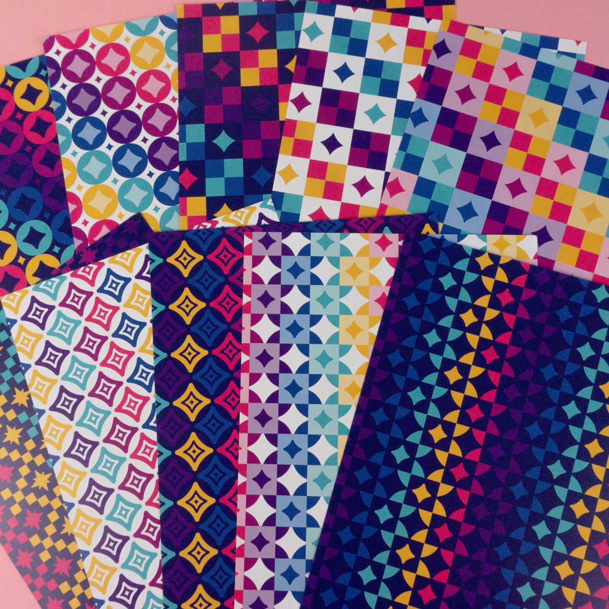 Seconds Stars Volume 1 Deco Scrapbooking Paper (10 sheets)