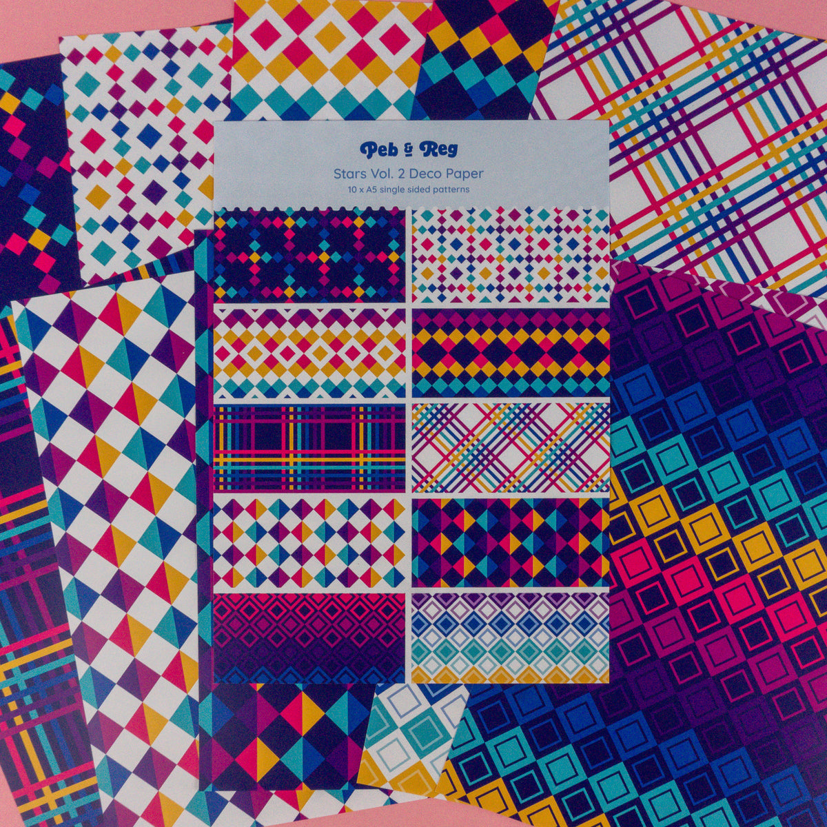 Seconds Stars Volume 2 Deco Scrapbooking Paper (10 sheets)