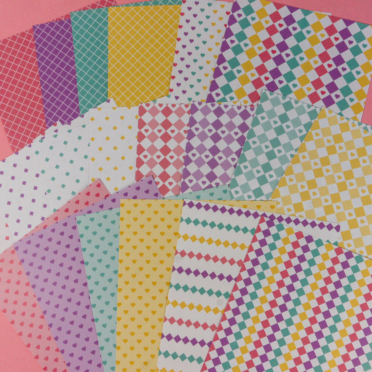 Iced Gems Deco Scrapbooking Paper (20 sheets)