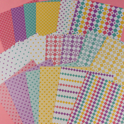Iced Gems Deco Scrapbooking Paper (20 sheets)