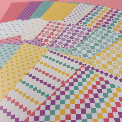 Iced Gems Deco Scrapbooking Paper (20 sheets)