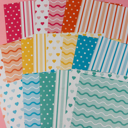 Seconds Hugs Deco Scrapbooking Paper (20 sheets)