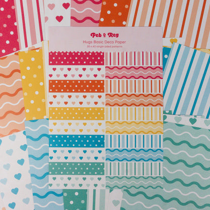 Seconds Hugs Deco Scrapbooking Paper (20 sheets)
