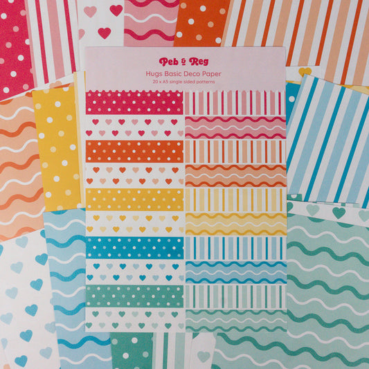 Seconds Hugs Deco Scrapbooking Paper (20 sheets)