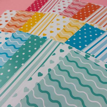 Seconds Hugs Deco Scrapbooking Paper (20 sheets)