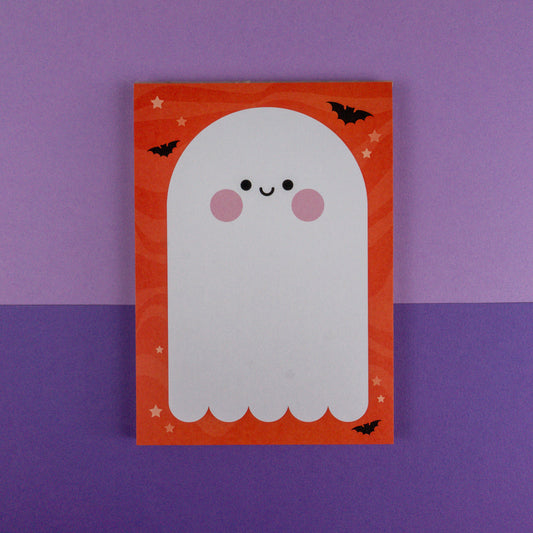 Orange Ghost A6 Notepad