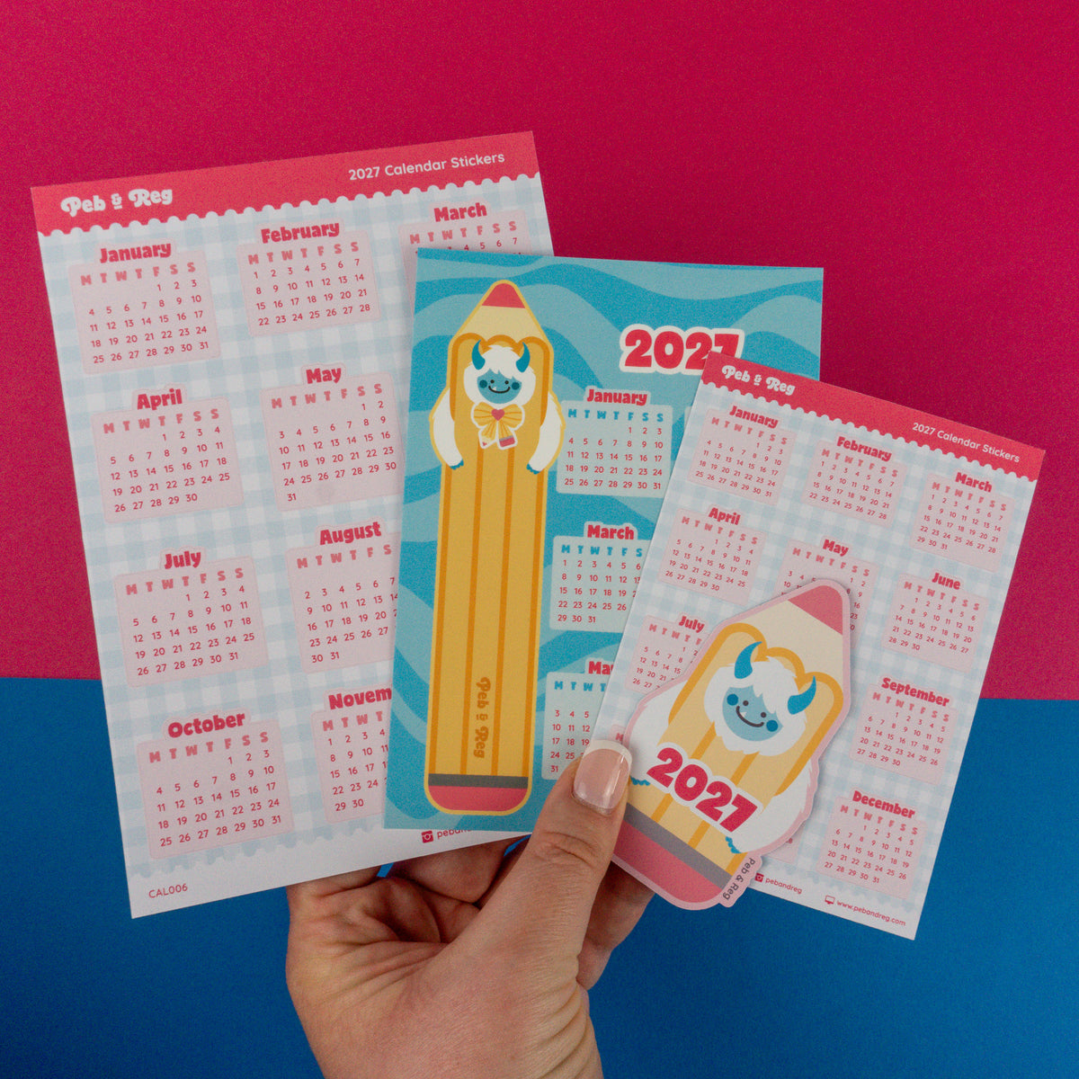 Yeti Pencil 2027 Sticker