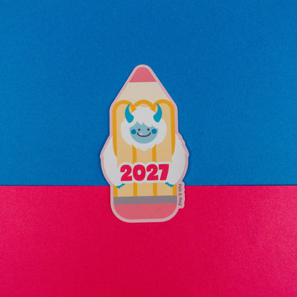 Yeti Pencil 2027 Sticker