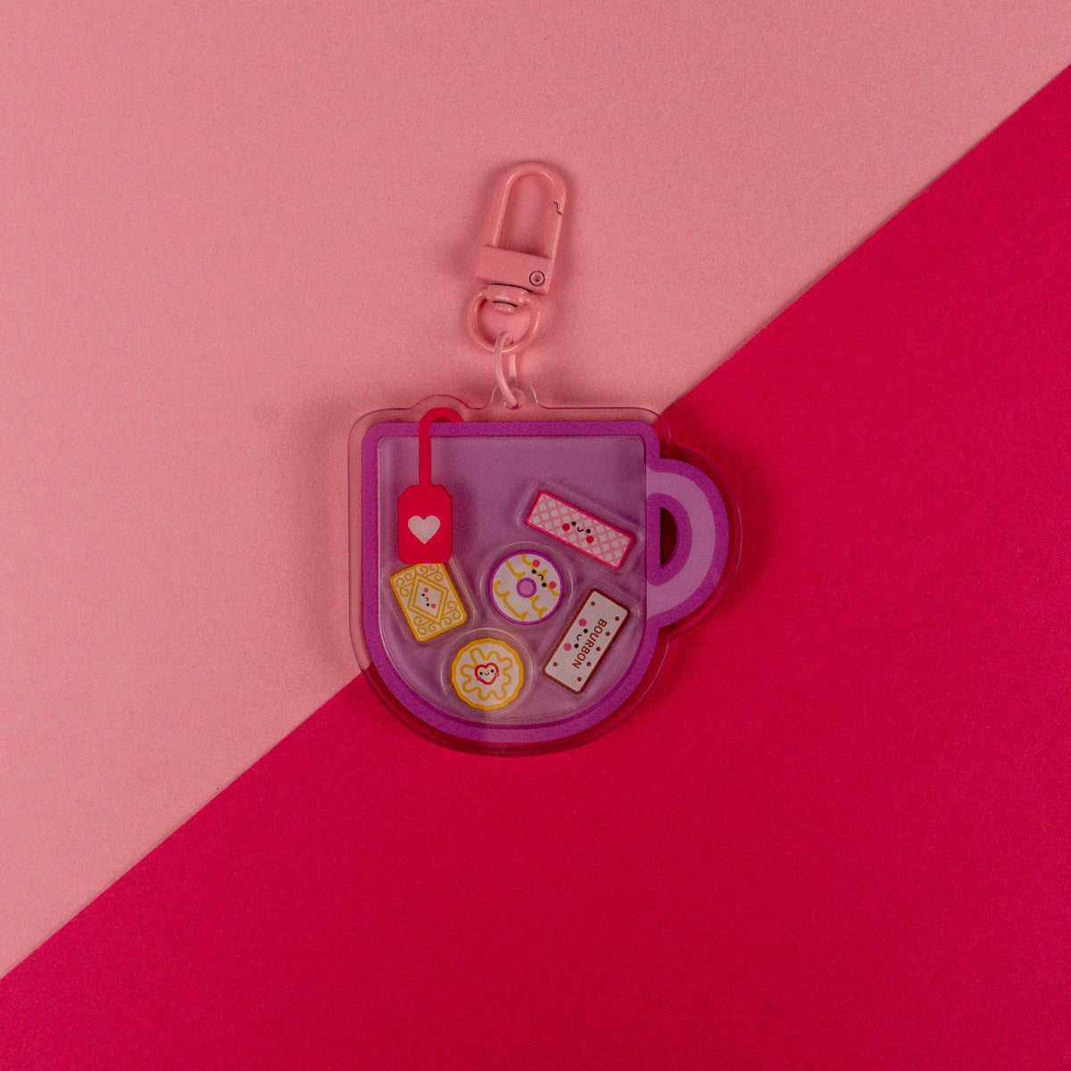 Biscuit Friends Shaker Keyring