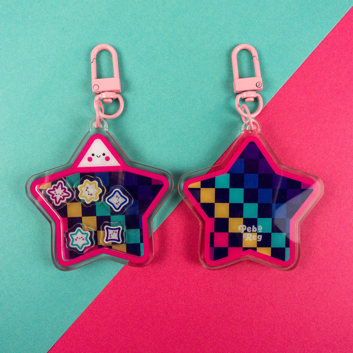 Stars Shaker Keyring