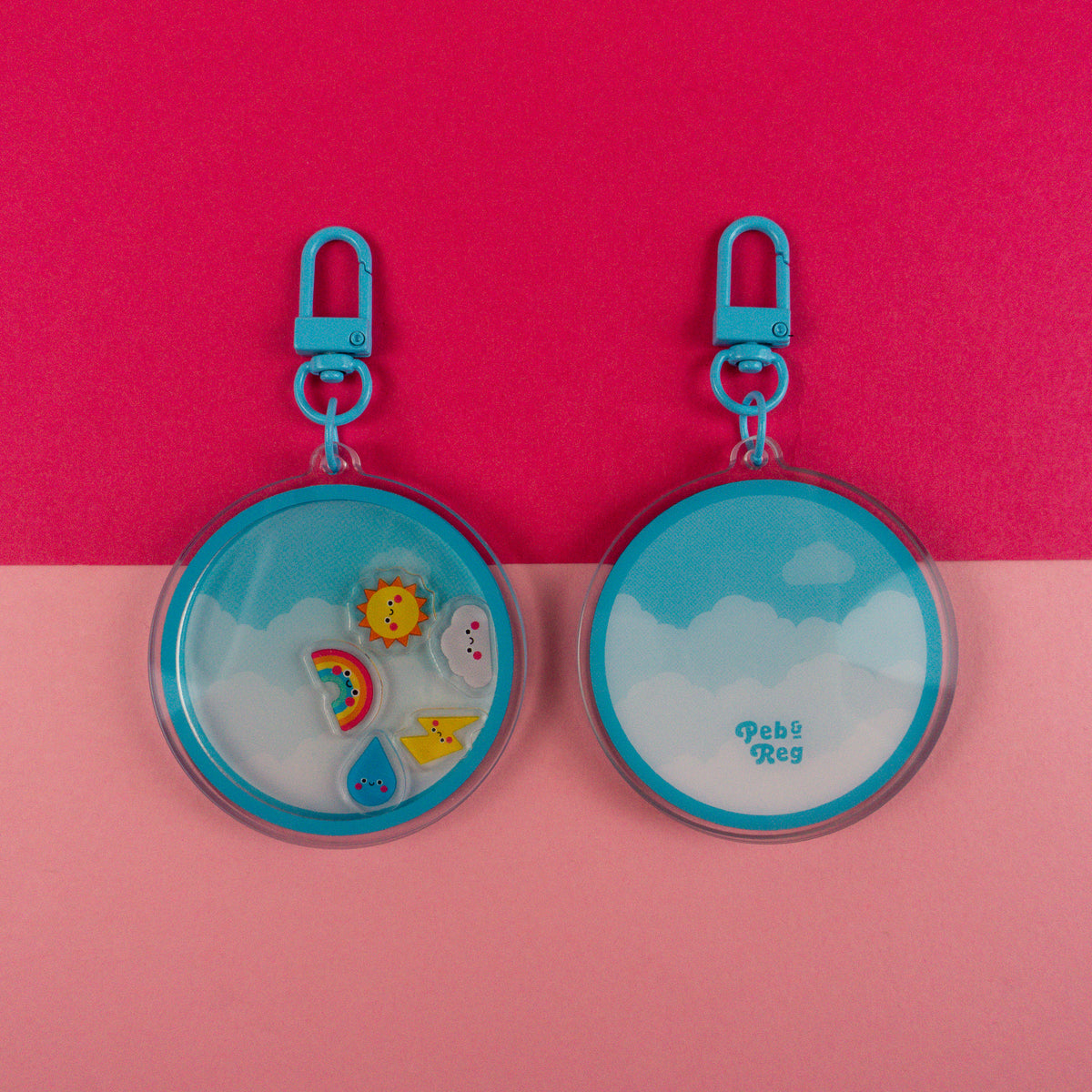 Weather Friends Shaker Keyring