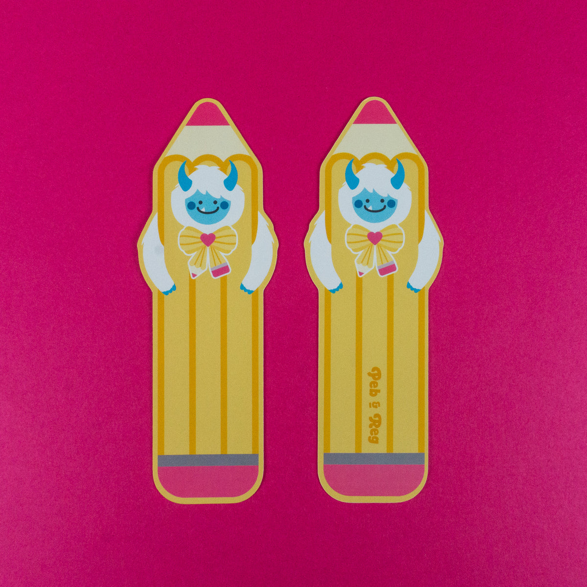 Pencil Yeti Bookmark