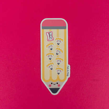 Pencil Friends Diecut Sticker
